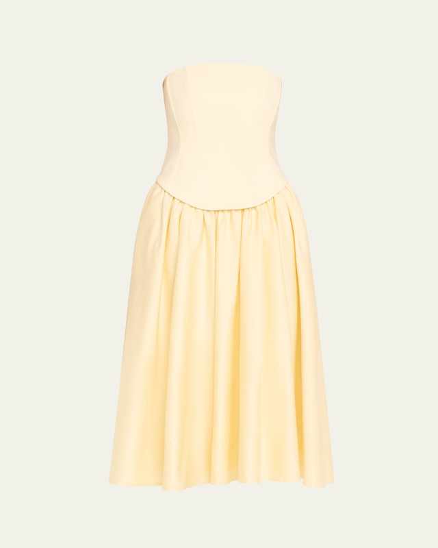 Melody Corset Combo Midi Dress